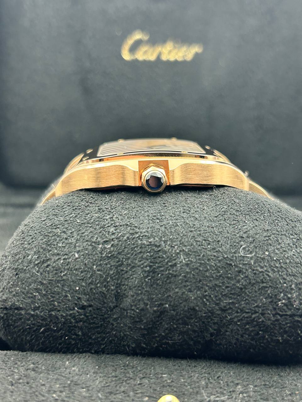 Cartier Santos Large Dial Blanco Full Rose Gold