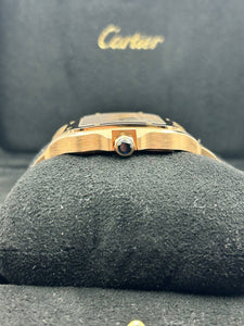 Cartier Santos Large Dial Blanco Full Rose Gold