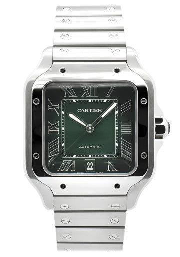 Cartier Santos XL Dial Verde