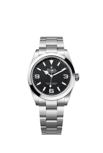 Rolex Explorer Oystersteel 39mm Dial Negro