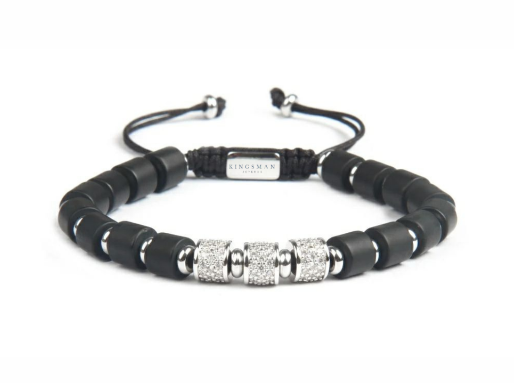Eleanor Silver Beads Bracelet