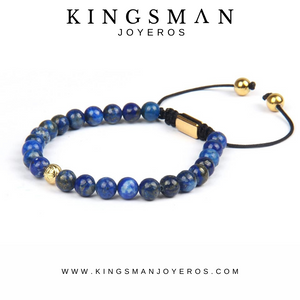 Lapis Lazuli 18K Gold Insignia Star Bracelet