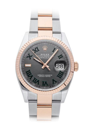 Rolex Datejust Oystersteel y oro rosa  36mm Dial Gris