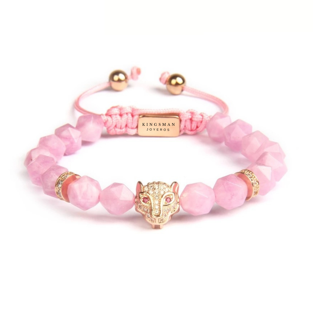 Jaguar Rose Amethyst Bracelet