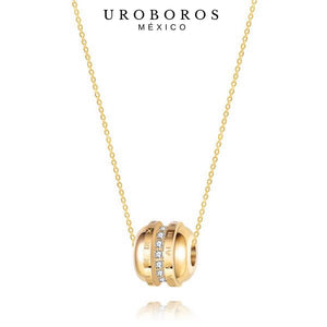 Uroboros Roman 18K Gold Necklace