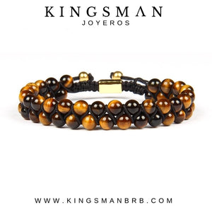 Tiger Eye Double Layer Wristband