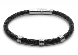 Silver Single Layer Stingray Bracelet