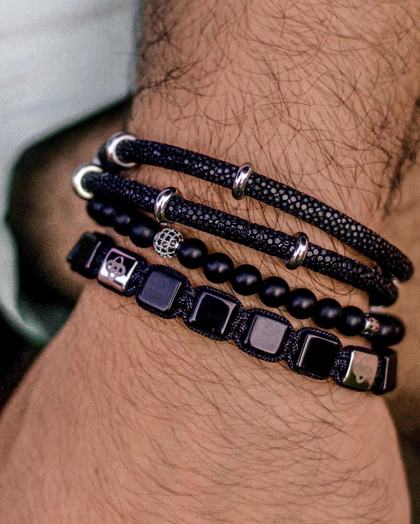 Black and Silver Stack