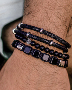 Black and Silver Stack