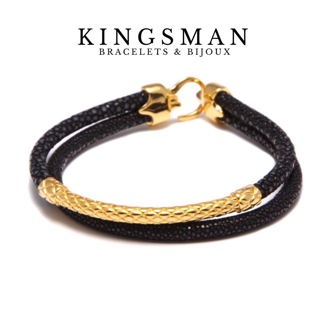 Double Grid Stingray bracelet