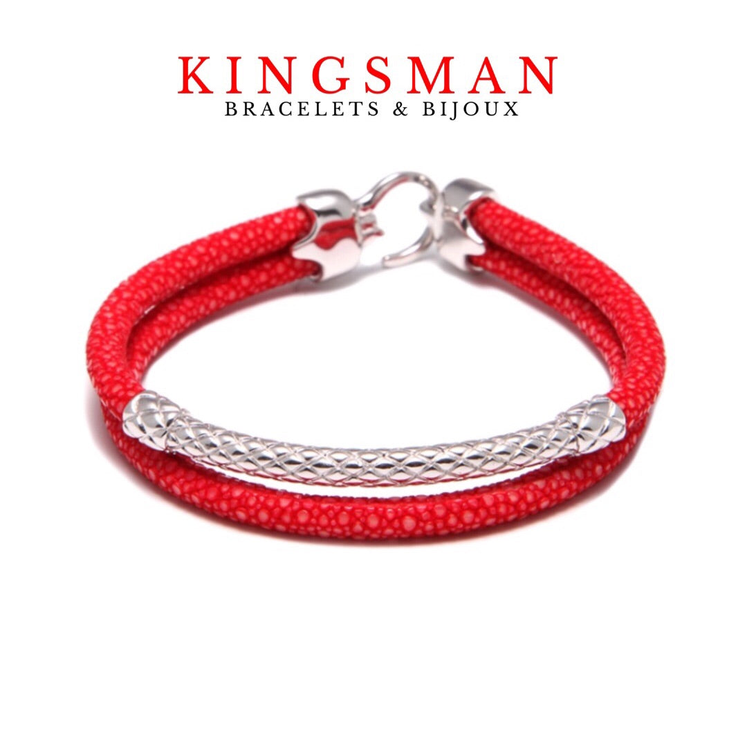 Double Grid stingray bracelet
