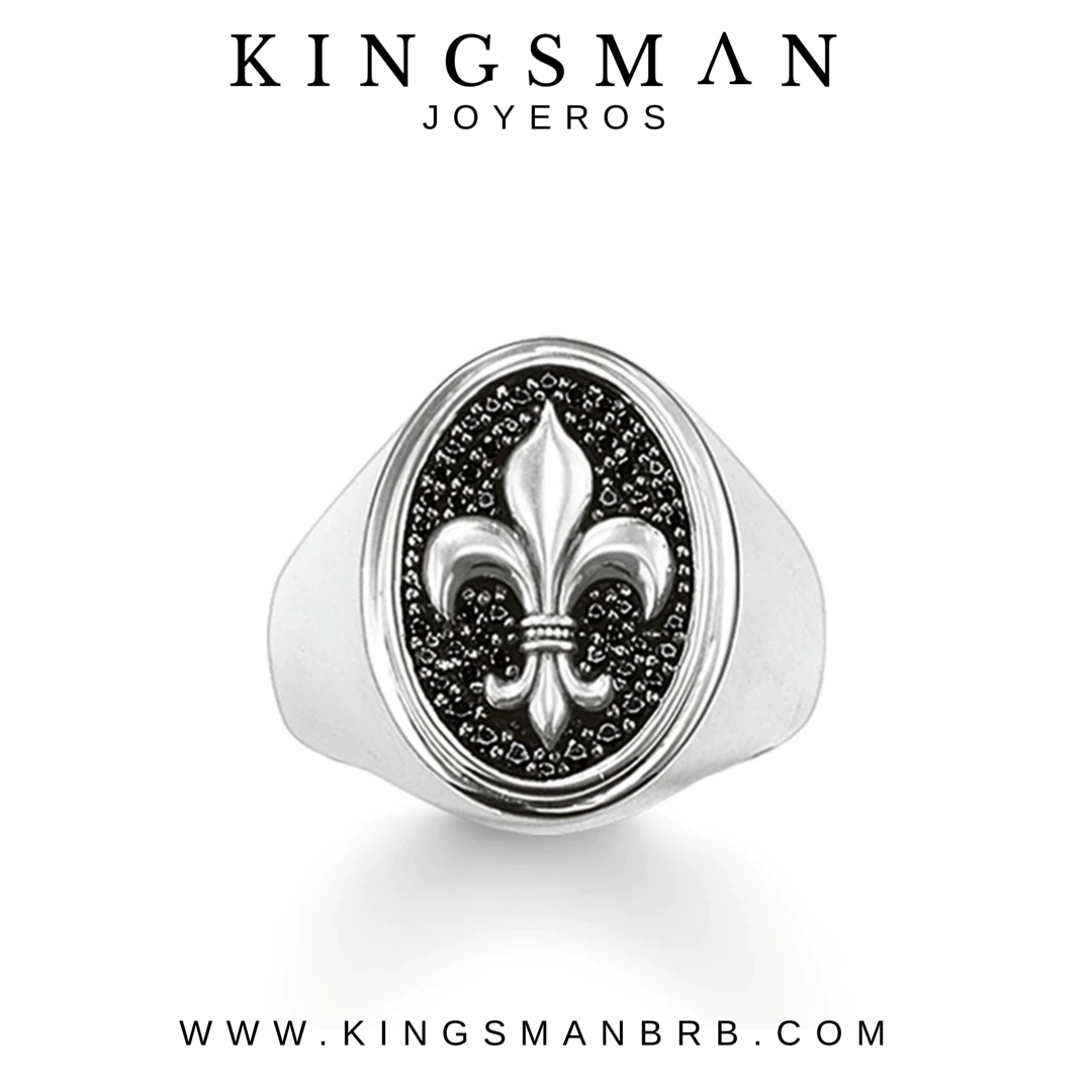 Fleur de Lis Silver 925 Ring