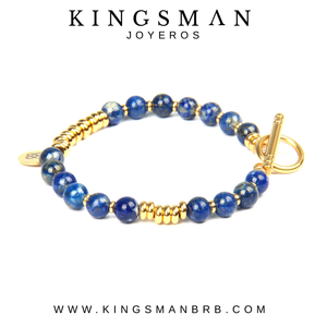 Lapis Lazuli Gold Venom Bracelet