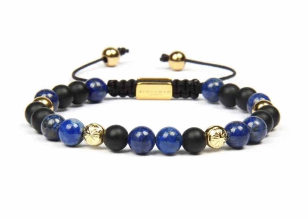 Lapis Lazuli and 18K Gold Bracelet