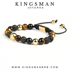 Insignia Star Tiger Eye Bracelet