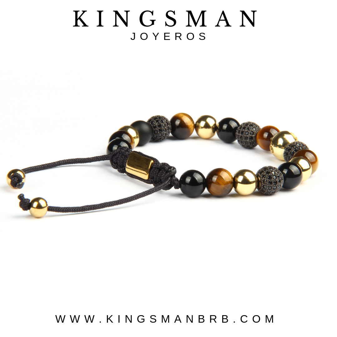 Insignia Star Tiger Eye Bracelet