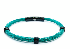 Turquoise Single Layer Stingray Bracelet