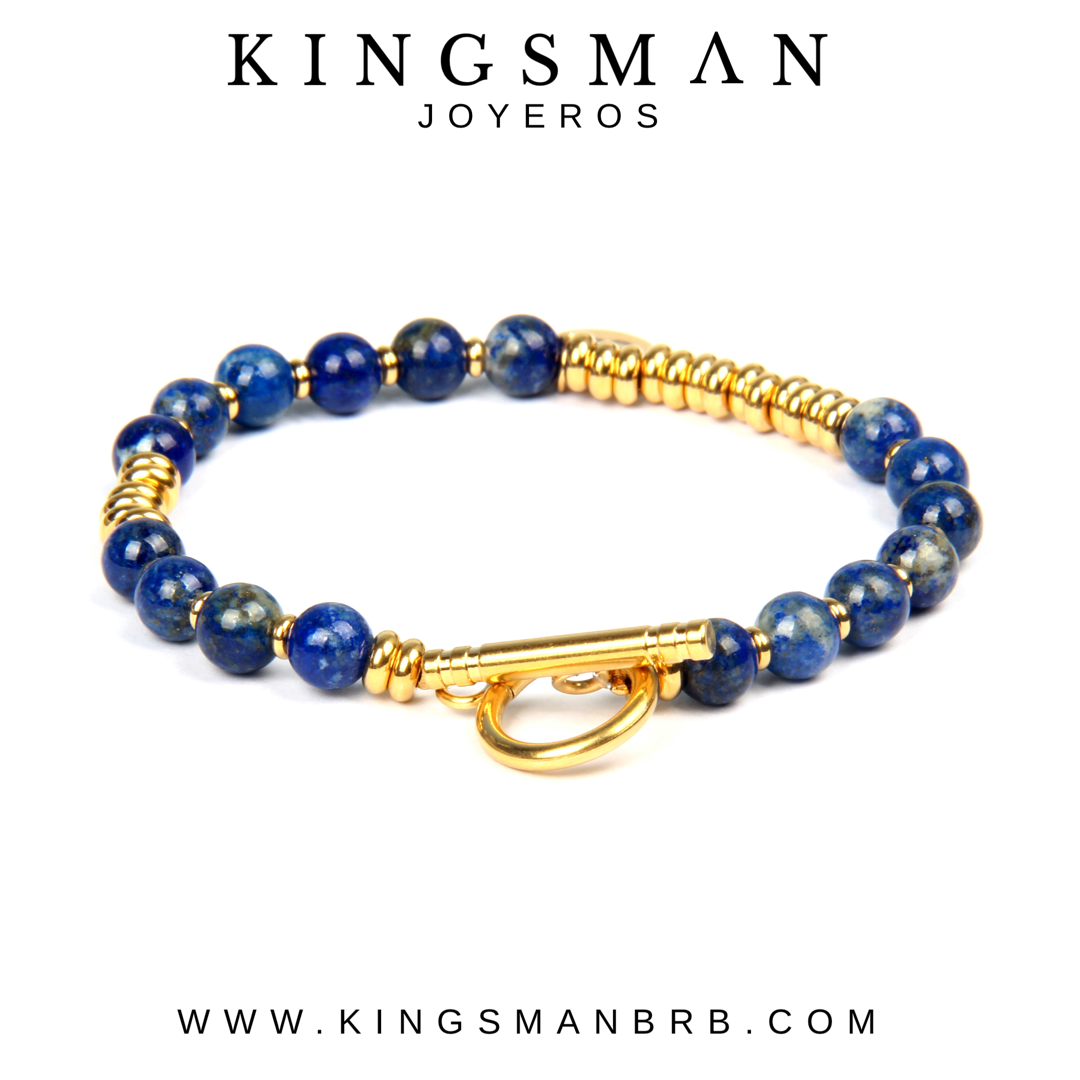 Lapis Lazuli Gold Venom Bracelet