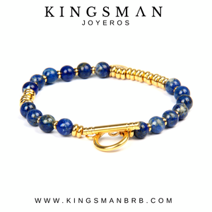 Lapis Lazuli Gold Venom Bracelet