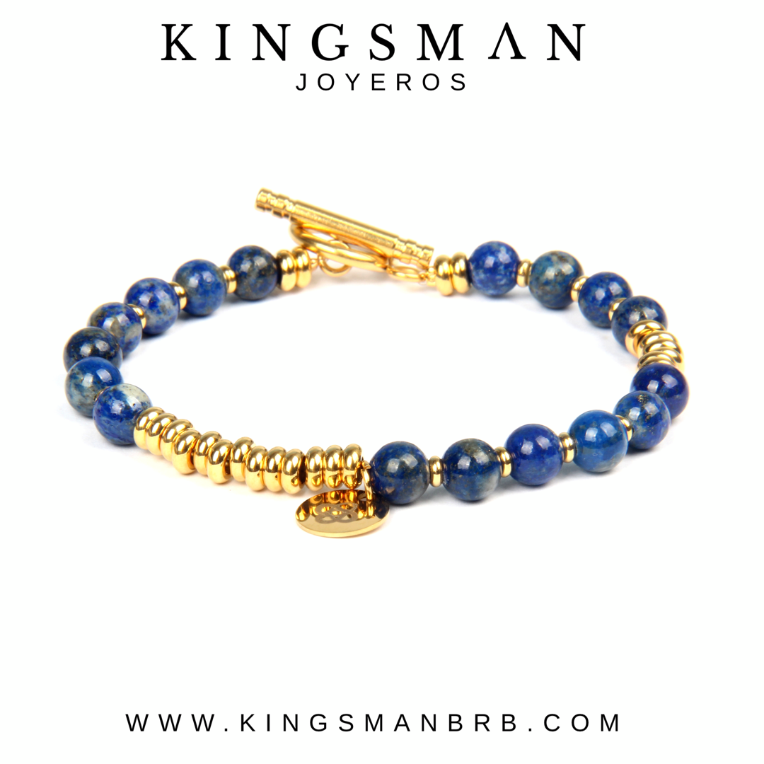 Lapis Lazuli Gold Venom Bracelet