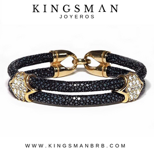 18k Gold Diamond Stingray Bracelet