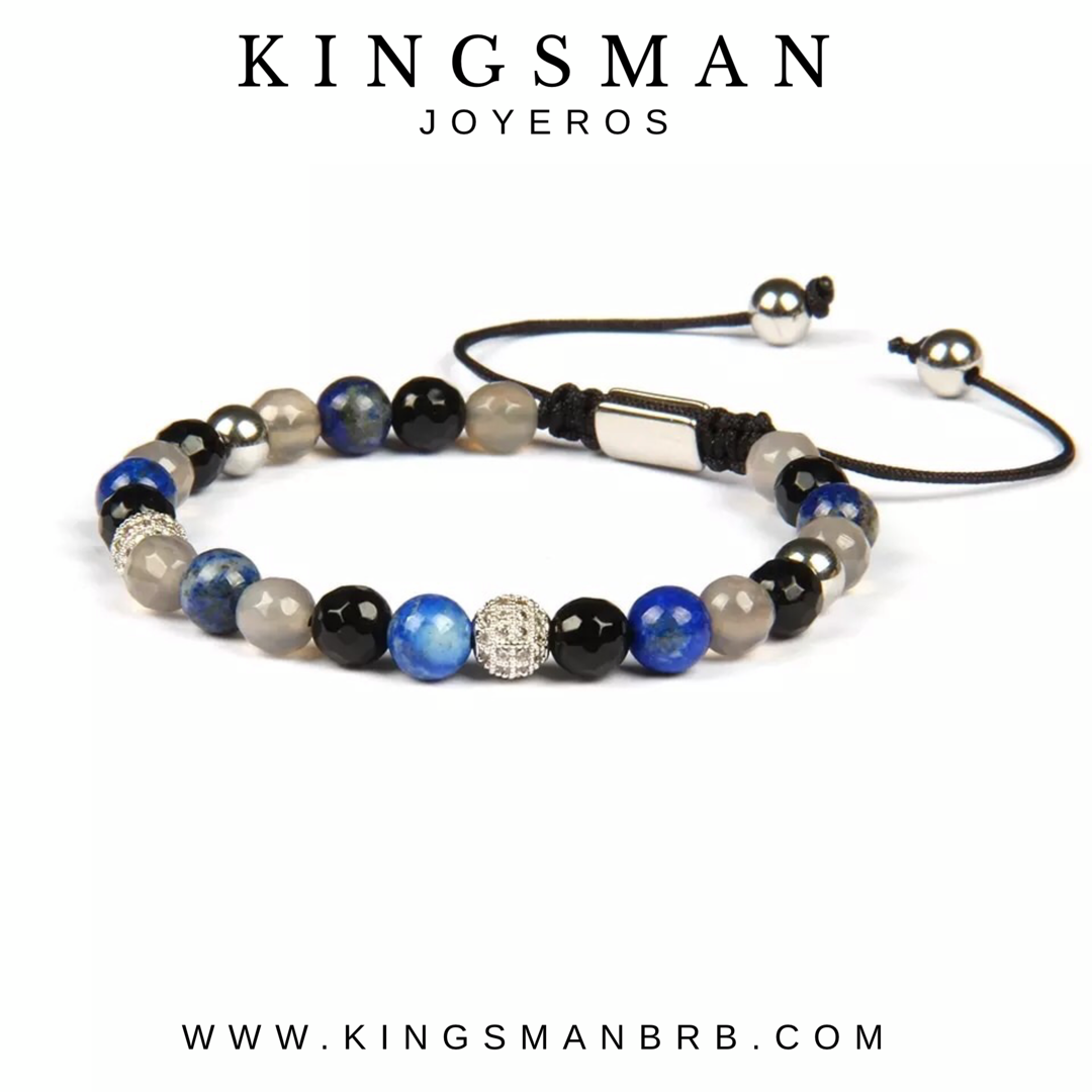 Lapis Lazuli and Crystals Bracelet