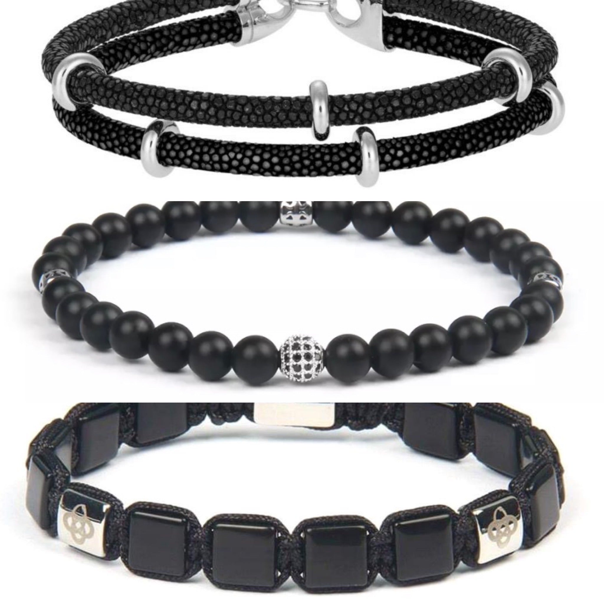 Black and Silver Stack