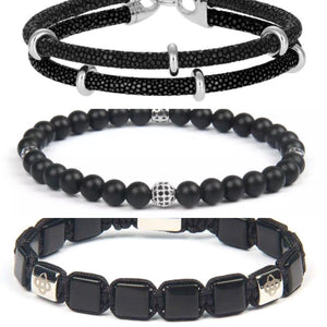 Black and Silver Stack