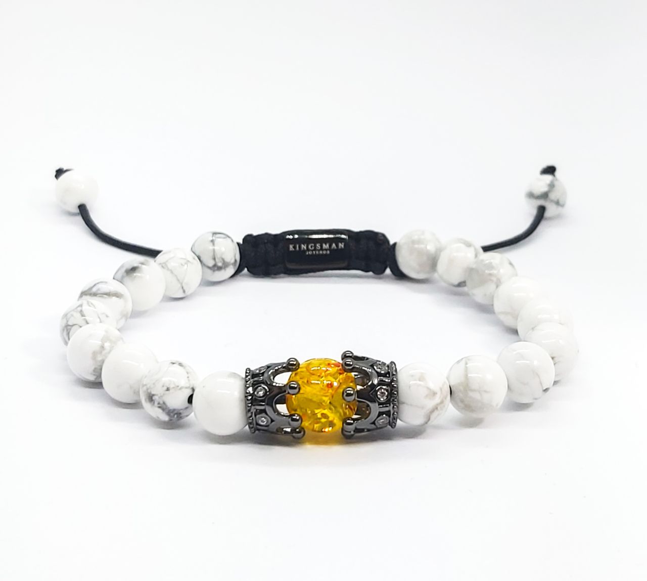 Amber Pair For Couple Distance Bracelet