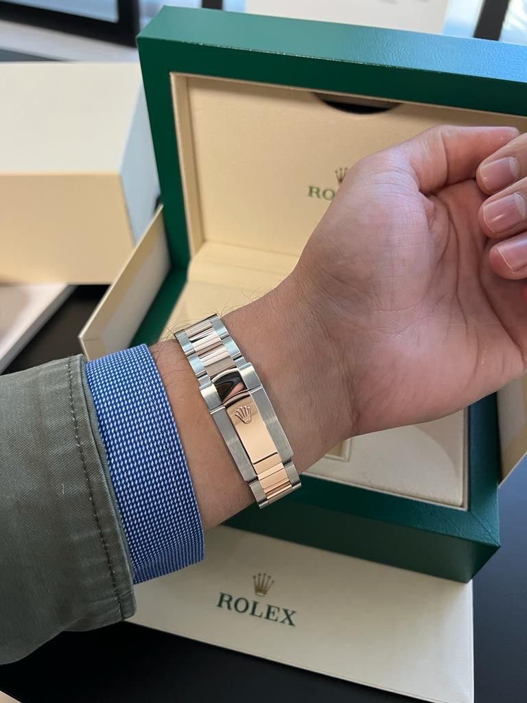 Rolex Datejust Oystersteel y oro rosa  36mm Dial Gris